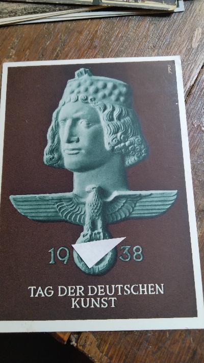 Festpostkarte zum Tag der Deutschen Kunst 1938 - Front Cover