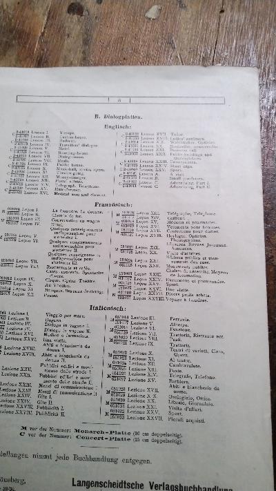 Die Benutzung des Grammophons zur Erlangung einer guten Ausssprache - Front Cover