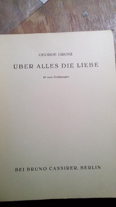 Über alles die Liebe  60 neue Zeichnungen - Front Cover