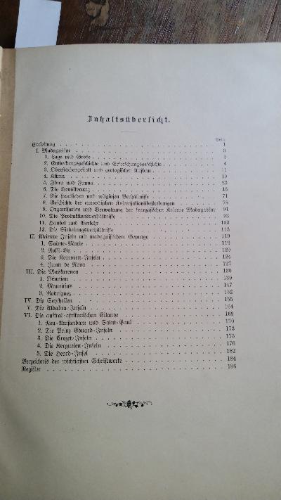 Die ostafrikanischen Inseln - Front Cover
