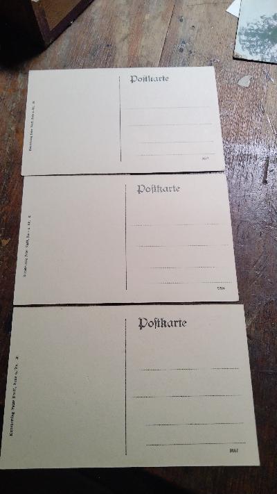 3 alte Ansichtspostkarten von Zons am Rhein  Wachttürmchen   Alte Häuser  Ostseite - Front Cover