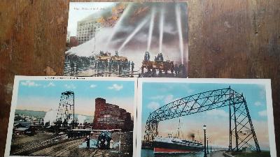 3 Ansichtspostkarten zur amerikanischen Technikgeschichte - Front Cover