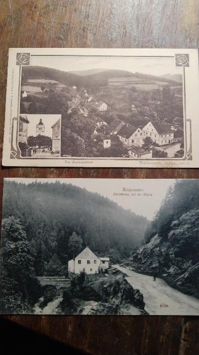 2 Ansichtspostkarten von Reichenstein (Schlesien) - Front Cover