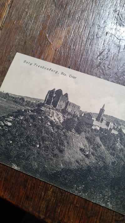 Ansichtspostkarte  Burg Freudenburg, Bez. Trier - Front Cover