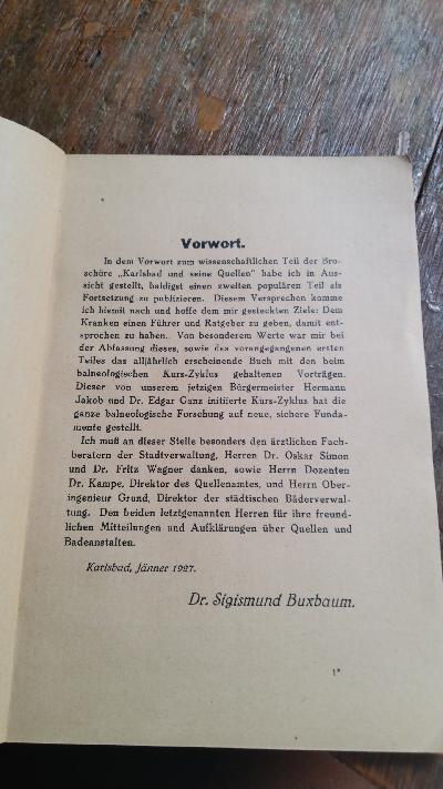 Karlsbad und seine Quellen Ein Führer für Kurbedürftige - Front Cover