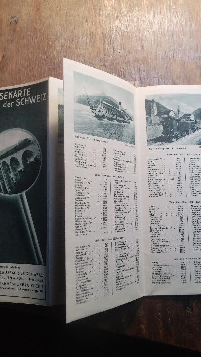 Reisekarte der Schweiz - Front Cover