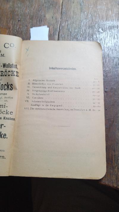 Führer durch Frankfurt a. M. und die Elektrotechnische Ausstellung - Front Cover