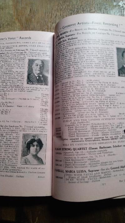Catalogue of His Master’s Voice Records: Including all records issued up to and including December 31st, 1930 (with the exception of Records of Unique and Historic Interest, for which see Catalogue No. 2, issued separately) - Front Cover