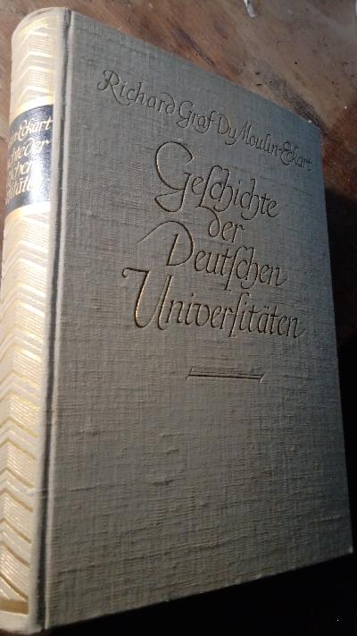Geschichte der deutschen Universitäten - Front Cover