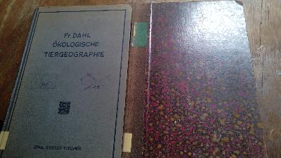 Grundlagen einer ökologischen Tiergeographie  2 Bände - Front Cover