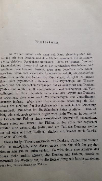 Phänomenologie des Wollens Eine psychologische Analyse   Motive und Motivation - Front Cover