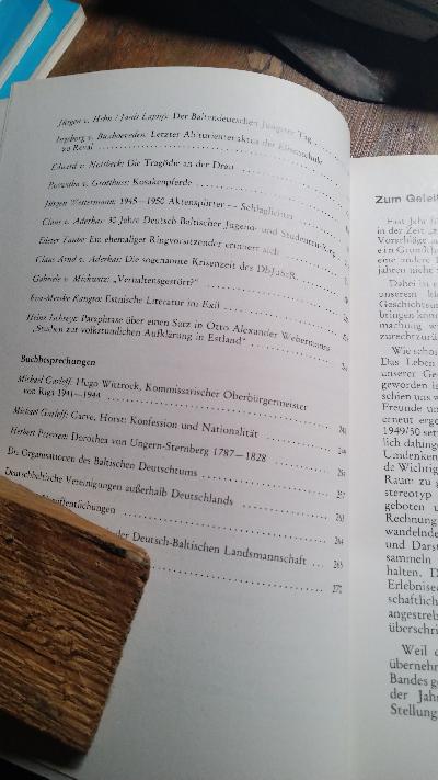 Jahrbuch des baltischen Deutschtums 1980 - Front Cover