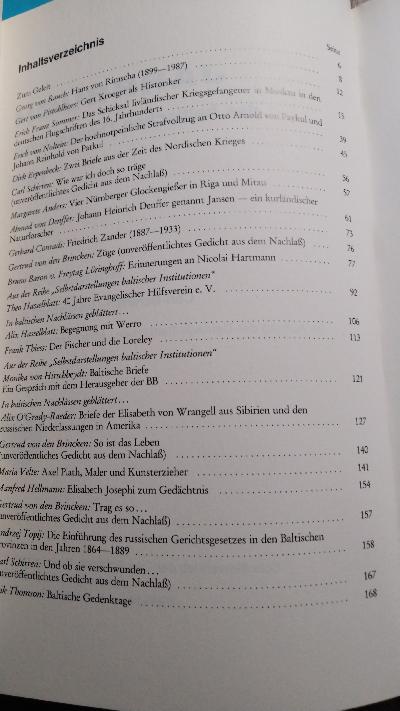 Jahrbuch des baltischen Deutschtums 1988 - Front Cover