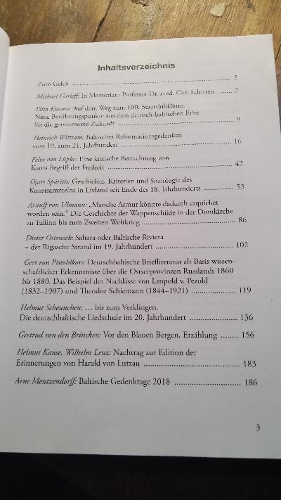 Deutsch - Baltisches Jahrbuch  2017 - Front Cover