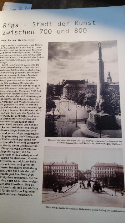 800 Jahre Riga Riga heute Rigas Jahrhunderte - Front Cover