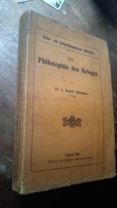 Die Philosophie des Krieges - Front Cover