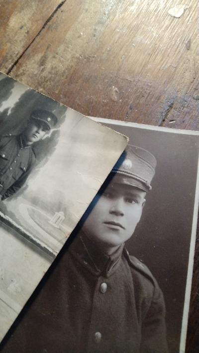 2 Postkarten eines Soldaten der lettischen Armee aus dem 11. Dobele Infanterieregiment - Front Cover