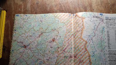 Road Atlas of Latvia  Latvijas autocelu atlants - Front Cover