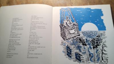 In blauen Wind  Glück und Abenteuer im Ballon - Front Cover