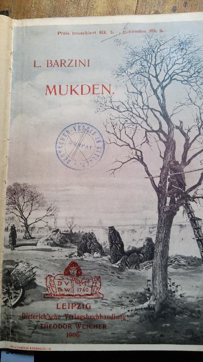Mukden - Front Cover