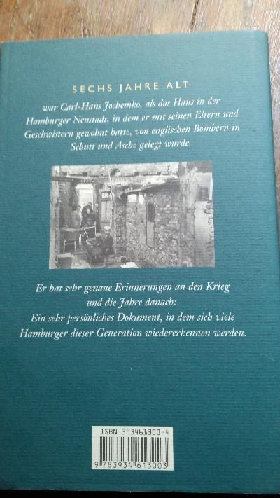 Im Schatten des Michels  Kindheitserinnerungen an die vierziger und fünfziger Jahre. - Front Cover