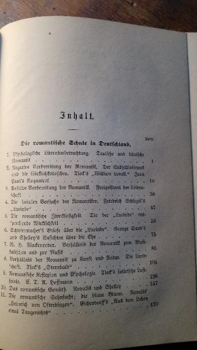 Die Emigrantenlitteratur  Die romantische Schule in Deutschland - Front Cover