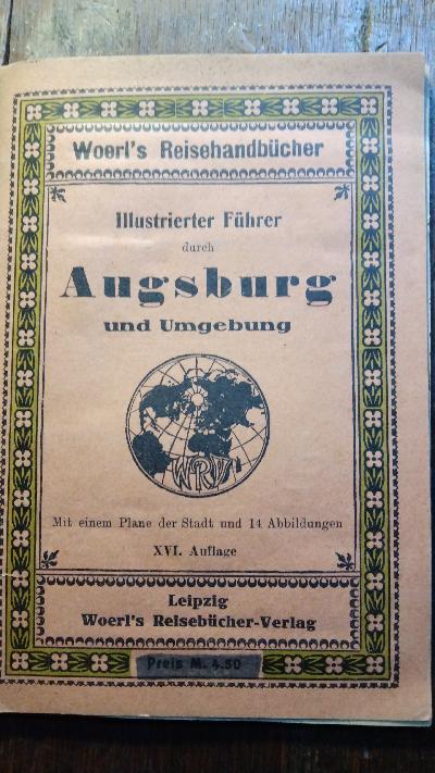 Illustrierter Führer durch Augsburg und Umgebung - Front Cover