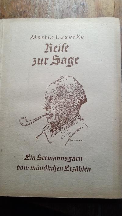 Reise zur Sage  Ein Seemannsgarn vom mündlichen Erzählen - Front Cover