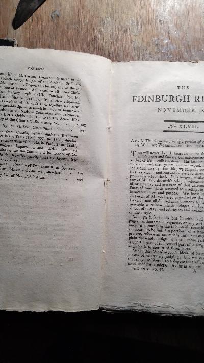 The Edinburgh Review, or Critical Journal  Nr. XLVII - Front Cover