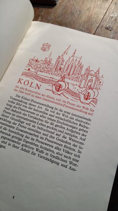 Internationale Presse - Ausstellung Köln   Mai bis Oktober 1928 - Front Cover
