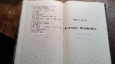 Geschichte der Teutschen und der vorzüglichen europäischen Staaten  für höhere Unterrichtsanstalten  Mit besonderer Rücksicht auf Geographie und Literatur  Erste Abteilung.  Teutsche Geschichte. Das Mittelalter - Front Cover