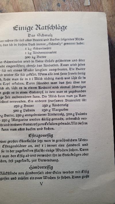 Kochbuch  1915  So kocht man gut und billig für 3 Personen um eine Mark   Ein Kriegskochbuch - Front Cover